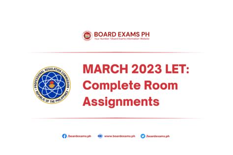 ple april 2024 room assignment|LET March 2023 Room Assignment .